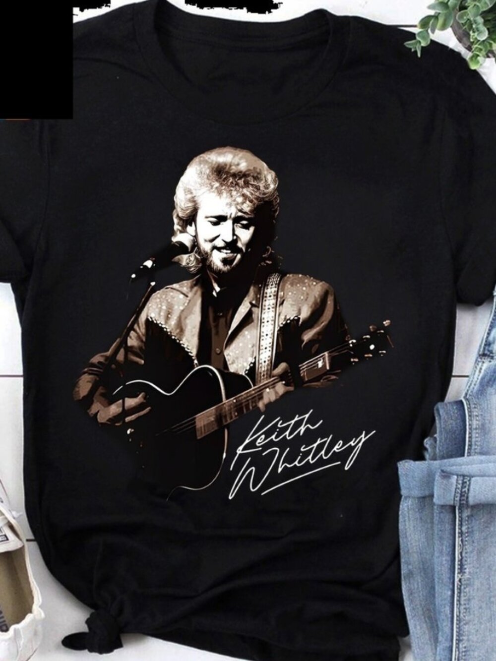 Keith Whitley Country Music Fan Graphic Unisex T-Shirt